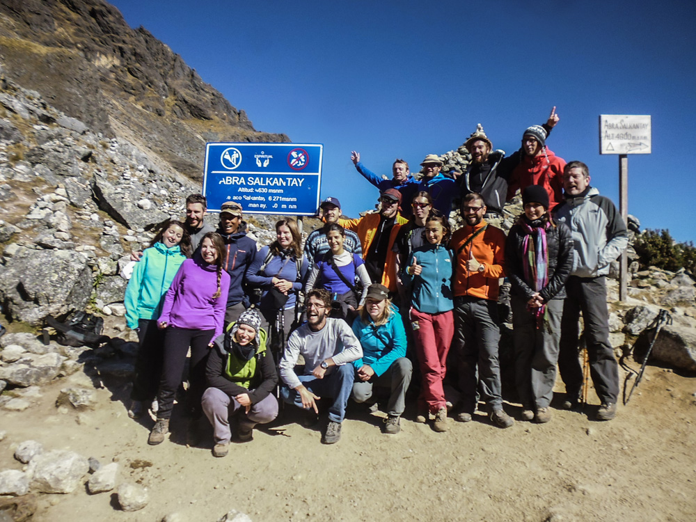 Salkantay pass 4600 meters Andes Region Peru